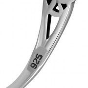 Plain Celtic Knot Silver Ring, rp676